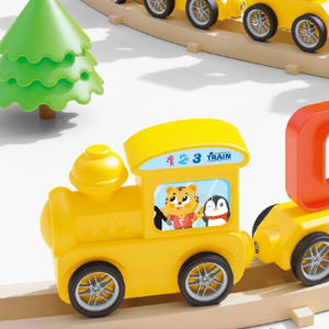 Mới Đầu Trò Chơi Giáo Dục 31Pcs Kỹ Thuật Số Train Đồ Chơi Xây Dựng Khối Bộ Lắp Ráp Trò Chơi Từ Tính Cho Trẻ Em - Product Image 2