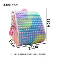 Sac à dos Pop It personnalisé pour adolescents et enfants, sacs à bulles colorés, nouvelle mode, sacs d'école pour étudiants à pression