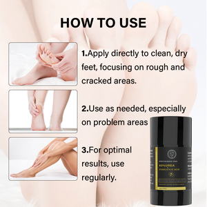 Balsamo per Piedi all'Urea con Etichetta Privata, Stick Naturale a Base di Erbe con Acido Salicilico, Logo Personalizzato, Idratante per Mani <span class=keywords><strong>e</strong></span> Piedi Screpolati, Talloni Screpolati - Product Image 6