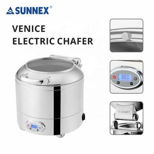 Sunnex Venice Estación de sopa eléctrica 230V Pantalla digital Control de temperatura 10L Calentador de sopa Vidrio de acero inoxidable - Product Image 4