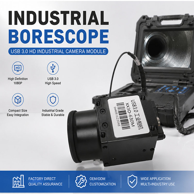 6.3MP High-Resolution Compacat CMOS Industrial Borescope