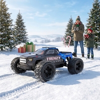 Coche RC HOSHI N517 1:12 4WD sin Escobillas, 70KM/H, Todoterreno, Resistente al Agua, RTR con 2 Baterías, Navidad