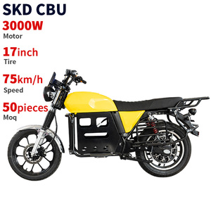 Moto Elettrica <span class=keywords><strong>Vintage</strong></span> CKD SKD con Pneumatici da 18 Pollici, Motore da 2500W, Velocità Massima 70km/h, <span class=keywords><strong>Scooter</strong></span> Elettrici Importati dalla Cina - Product Image 1