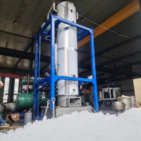 Máquina Automática para Hacer Hielo en Tubo de 2, 3, 5, 10, 15, 20, 25 y 30 Toneladas / Máquina Industrial de Hielo para Bebidas Frías