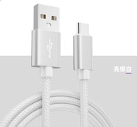 Pasokan langsung pabrik pengisian cepat kabel Data mikro Tipe C USB-A nilon kabel Data Tipe c produsen kabel Data seluler