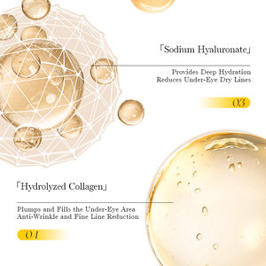 KORMESIC Vente en gros 360 °   Masque pour les yeux en hydrogel anti-rides, raffermissant, anti-dérapant, ajusté à la peau, au collagène, 2,7 g/paire - Product Image 4