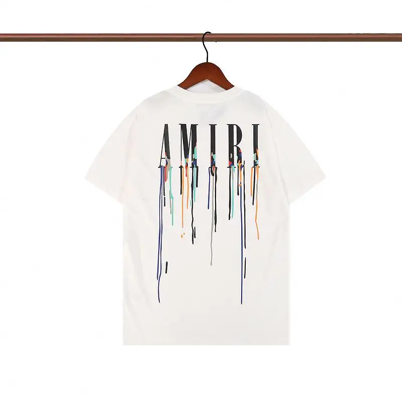 Amiry Nieuwe Heren Dames Designer T-Shirts Bedrukt Mode Man T-Shirt Van Topkwaliteit Katoenen Casual T-Shirts Met Korte Mouwen Luxe Hiphop
