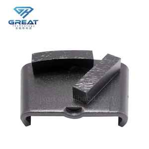 Harga pabrik bagus segmen batang ganda sepatu Gerinda berlian HTC untuk alat blok abrasif persegi penggiling beton - Product Image 1