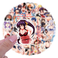 WOWEI 50 autocollants sexy de filles anime, autocollants doodle sexy pour décoration DIY, téléphone portable, ordinateur