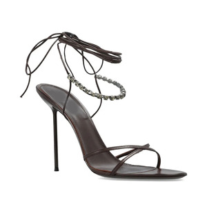Sandalias de Tacón Alto para <span class=keywords><strong>Mujer</strong></span>, Colección Verano 2026, con Tiras Finas, <span class=keywords><strong>Cordones</strong></span>, Tacón de Aguja y Cristales - Product Image 2