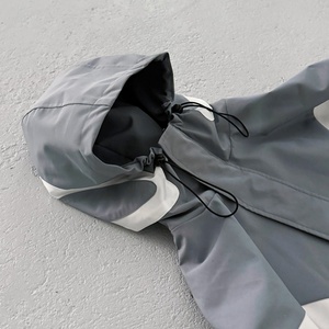 Design Custom Fashion Blank Pullover Waterproof Windproof Nylon <b>Zip</b> <b>up</b> <b>Jackets</b> Polyester Outdoor Nylon Windbreaker <b>Jackets</b> Men - Product Image 2