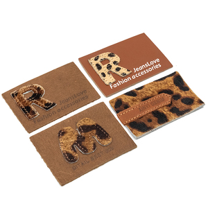 <strong>Custom</strong> Brand <strong>Jeans</strong> Clothing Tag PU Leather <strong>Label</strong> with Printed Embossed Design Eco-Friendly Customizable for Garment &amp; Bags - Product Image 4