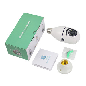 <span class=keywords><strong>Telecamera</strong></span> Lampadina E27 HD con Visione Notturna a Colori, Rotazione <span class=keywords><strong>360</strong></span>°, Wi-Fi Wireless, Audio Bidirezionale, Rilevamento Movimento, <span class=keywords><strong>Telecamera</strong></span> di Sicurezza Domestica - Product Image 5