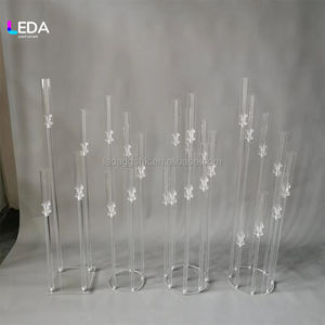 2026 <b>Candle</b> Holders Wedding Candlesticks Candelabrum Flower Stand Acrylic Candelabra Centerpiece - Product Image 2
