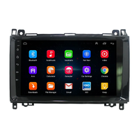 Radio mobil 2 + 32GB 9 inci, untuk Mercedes Benz B200 A B Class W169 W245 Viano Vito W639 Sprinter W906 dengan output Video