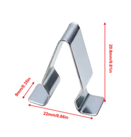Clip de fixation à ressort en métal plastique zingué pour garniture intérieure de tableau de bord automobile, support de fixation pour panneau de décoration de porte de voiture, neuf