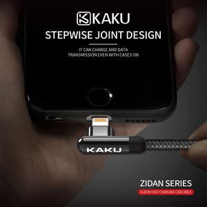 Kaku 2020 nuevo <span class=keywords><strong>aukey</strong></span> de carga <span class=keywords><strong>usb</strong></span>-<span class=keywords><strong>c</strong></span> cable de 90 grados de ángulo recto de carga rápida - Product Image 2
