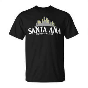 T-shirt Santa Ana Born & Raised, design City Pride, Californie, États-Unis - Product Image 2