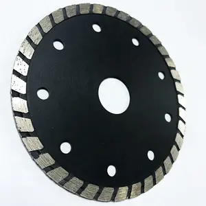 Manufacturer laser welded porous diamond circular saw blades dry sliced granite concrete road cutting blades