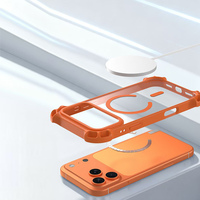 Coque de téléphone transparente antichute et antichoc pour iPhone 17 Air 16 Plus 15 14 13 12 Pro Max 11, compatible avec la recharge sans fil et magnétique