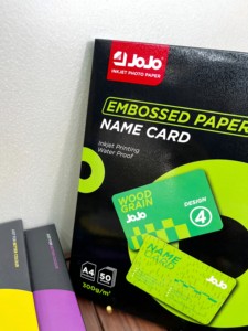 <span class=keywords><strong>Jojo</strong></span> กระดาษภาพถ่ายลายนูนมันวาว300ก. ฉลากเครื่องพิมพ์อิงค์เจ็ทกันน้ำ A4จากโรงงาน - Product Image 2