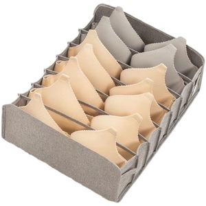Underwear Organizer Boxes Wardrobe Drawer Divider Clothes Storage Box For Folding Panty Scarfs Socks Bra Clothes Organizer