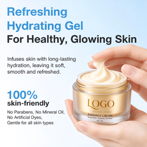 Crème hydratante pour le visage avec cinq types d'acide hyaluronique, squalane, ferment de lactobacillus, soin doux pour la peau, crème faciale - Product Image 5