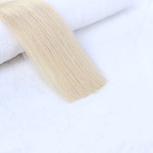 Extensiones de Cabello Nano Ring Rubio Claro, Cabello Humano Remy Liso para Mujer - Product Image 5