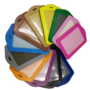 Porta Tarjetas de Identificación Vertical y Horizontal de Cuero PU de Buena Calidad y Precio Económico - Product Image 6