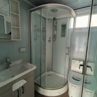 Casa Contenedor Prefabricada Expandible 20x20 de 2 Habitaciones Móvil en Venta con Taller y Aplicaciones para Centros Comerciales