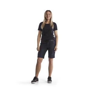 BLAKLADER - 714918458699C32 Women's Service shorts <b>stretch</b> Dark navy/<b>Black</b> - EAN 7330509535448 WORK <b>TROUSERS</b> WORK SHORTS - Product Image 3