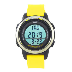 빅 다이얼 디지털 시계 유니섹스 2021 모델 3BAR 방수 크로노그래프 알람 시계 ABS 스테인리스 스틸 케이스 2년 배터리 - Product Image 4