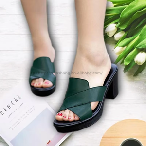 Zapatos de tacón alto de plataforma para mujer, estilo casual, de talla grande, para verano, transfronterizos, con tacón grueso, cuatro tallas disponibles - Product Image 5
