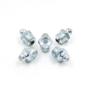 Boquilla de aceite de tipo recto de hierro para pistola Gresae, boquilla de mantequilla de grasa de rosca macho para sistema de lubricación - Product Image 1