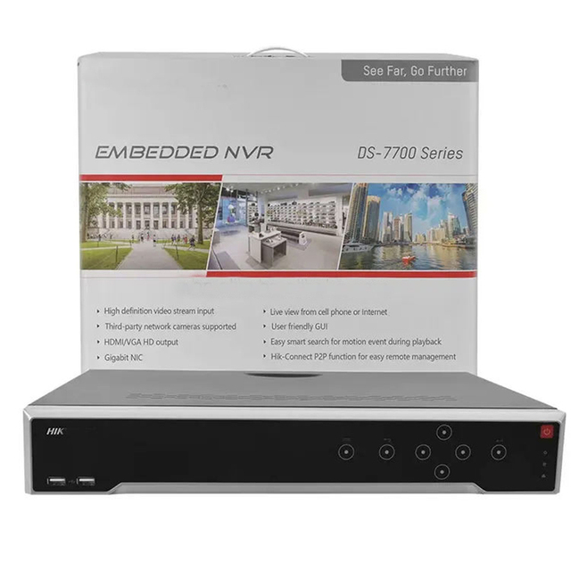In Stock Hik 32 Channel 1.5U 4K NVR  AcuSense DS-7732NXI-I4/16P/S DS-7732NI-M4/16P DS-7732NXI-I4/S Hik