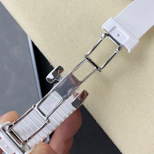 Reloj de Cerámica Premium de 40 mm con Caja Octogonal, Esfera con Rayas Turquesa, Movimiento Automático, Visualización de Fecha, Reloj de Pulsera de Lujo, Reloj de Moda - Product Image 6