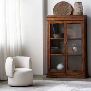 Mueble de Almacenamiento Multifuncional de Estilo Moderno y Lujoso, Hecho a Mano con Madera de Teca Africana, Ahorra Espacio, para Sala de Estar u Hotel - Product Image 1