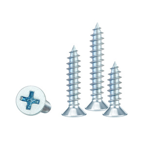 High Strength Countersunk Self Tapping <b>Screws</b> M3 M4 <b>M5</b> M6 Zinc Plated For Wood And Decoration Fixing - Product Image 2