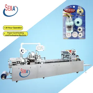 China manufacturer paper micro sd card blister packing machine for paper plastic with low price