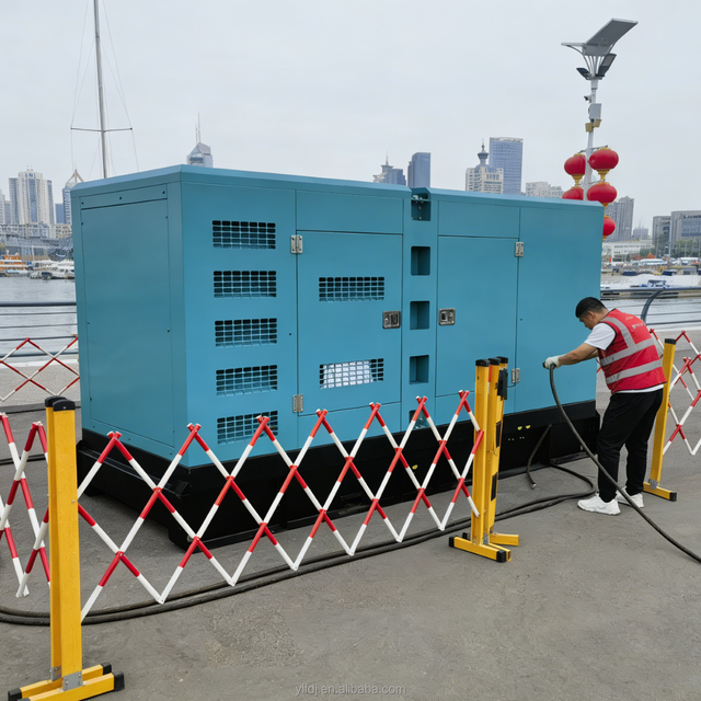 Power by Cummin Perkins Single/three Phase ATS 240V 50Hz/60Hz 400KVA 500KVA 600KVA Silent Diesel Generator
