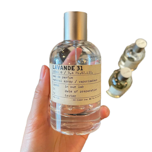 Flacons de parfum en verre cylindrique de haute qualité 30 ml 50 ml 100 ml avec pulvérisateur à pompe, joint en cristal FEA 15 mm en stock pour Cologne De <span class=keywords><strong>Pafum</strong></span> - Product Image 1