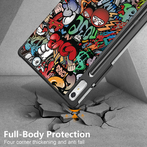 Étui pour <span class=keywords><strong>Lenovo</strong></span> Tab <span class=keywords><strong>P11</strong></span> <span class=keywords><strong>Pro</strong></span> (2e génération) 11.2 pouces TB-132FU/TB-138FC couverture de tablette à motif 2022 - Product Image 5