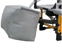 Scie à table compacte portable de 10 pouces 2000W, avec guide coulissant, table de fraisage convertible avec plaque de base inversée pour le travail du bois