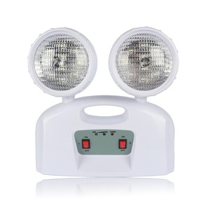 Venta directa de fábrica, América del <span class=keywords><strong>Sur</strong></span>, 10W, doble cabezal portátil con interruptor, linternas de seguridad de plástico Abs, lámparas Led de <span class=keywords><strong>canal</strong></span> de emergencia - Product Image 1
