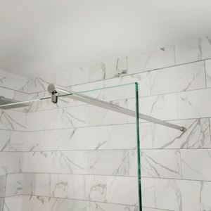 Kensharp Quincaillerie <span class=keywords><strong>de</strong></span> <span class=keywords><strong>douche</strong></span> en acier inoxydable, bras <span class=keywords><strong>de</strong></span> <span class=keywords><strong>douche</strong></span> mural pour verre avec connecteur, <span class=keywords><strong>barre</strong></span> <span class=keywords><strong>de</strong></span> stabilisation <span class=keywords><strong>de</strong></span> verre - Product Image 5