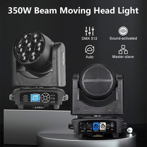 7 X 40W RGBW LED ディスコ ムービングヘッド ビーアイライト ズームウォッシュ DJエフェクト クラブ ステージ ウェディングパーティー用 アルミニウムボディ DMX512コントロール - Product Image 5