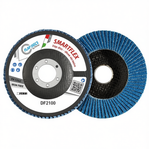Disque à lamelles Fervi Smartflex 125 mm, meule sans fer pour le métal - Product Image 1