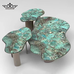 Encimeras de Cuarzo Natural Goldtop Jungle Jewel, Losas Pulimentadas, Encimeras de Baño Modernas y Ecológicas para Cocina de Hotel - Product Image 4