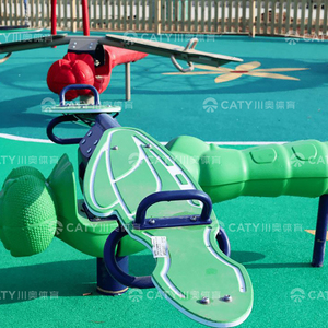 Terrain de jeu extérieur pour enfants à <span class=keywords><strong>prix</strong></span> d'usine avec sol EPDM antidérapant et amortissant pour les garderies - Product Image 4