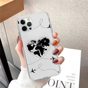 Cover per <span class=keywords><strong>iPhone</strong></span> 11 12 Pro Max con Stampa IMD Mappa del Mondo in Silicone, per <span class=keywords><strong>iPhone</strong></span> 12 Pro con Mappa del Mondo - Product Image 3